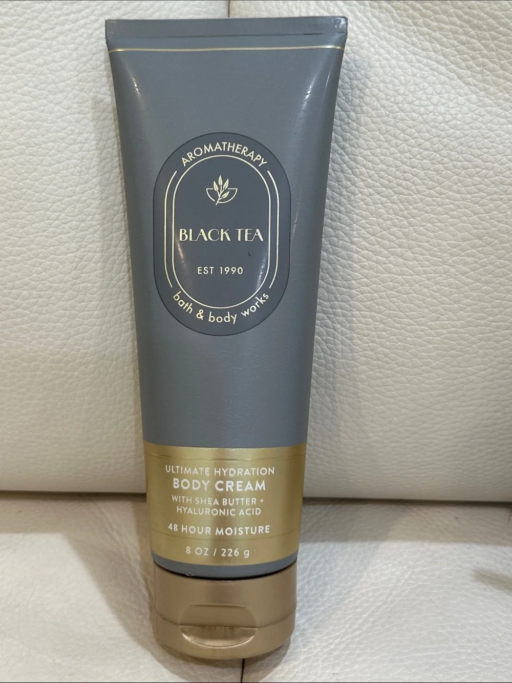 Bath and Body Works Black Tea Body Wash and Cream Set